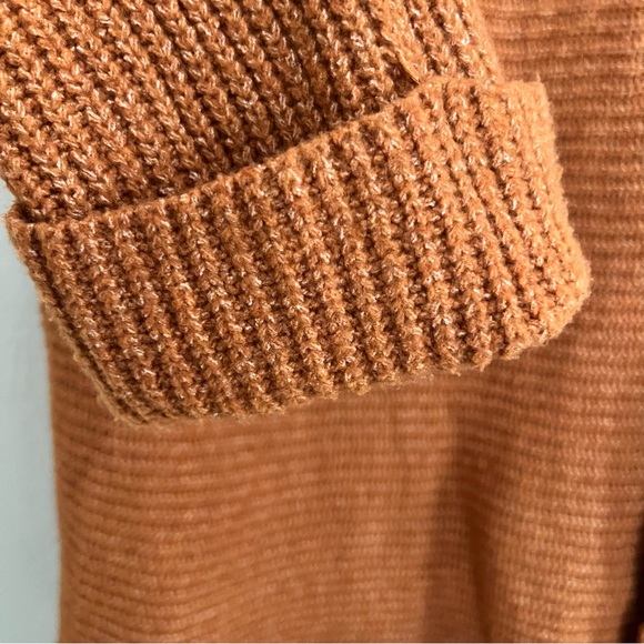 Pilcro Orange Knit Cowl Neck Sweater - Picture 6 of 9